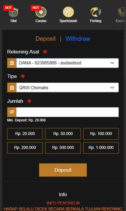 cara deposit Link Slot Freebet Modal Share Gacor